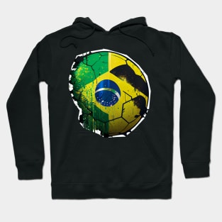 Brazil (Brasil) Football Sticker Hoodie